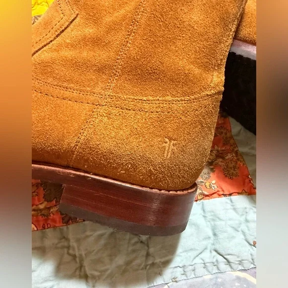 Frye Sawyer Inside Zip Mens Leather Boots:Size 9 - Picture 12 of 16